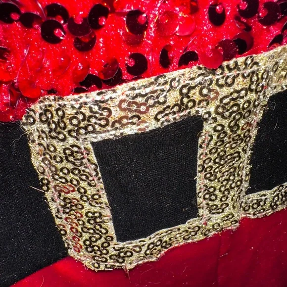 Love on a Hanger Red and White Holiday Jumpsuit. Christmas gift, sexy - Picture 4 of 11